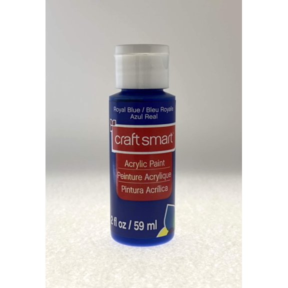 Craft Smart Acrylic Paint 2 Fl.oz. 1 Bottle 50 + Colors (Royal Blue)