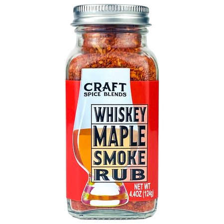 Craft Spice Blends Whiskey Maple Smoke Rub 4.4oz