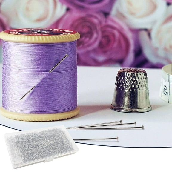 & Craft & Stationery 2000 Sewing Pins Head Pins Fine Satin Pin Straight For Jewelry Craft Sewing Projects