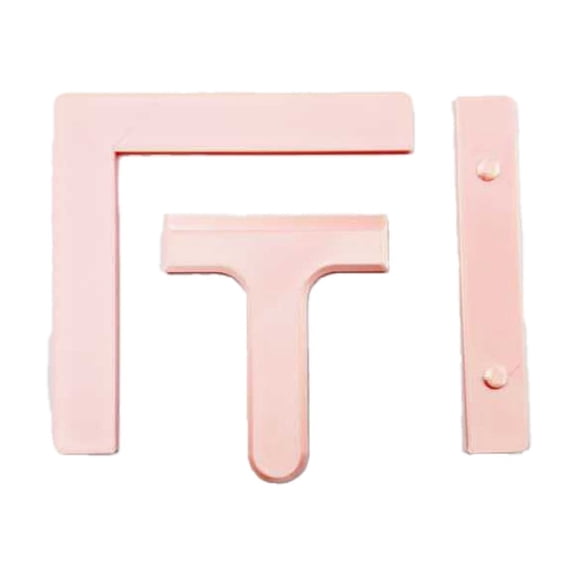&Craft&Stationery Alignment Tool for PaintingRight Angle Ruler with Push Pins for Precise Placement and Leveling