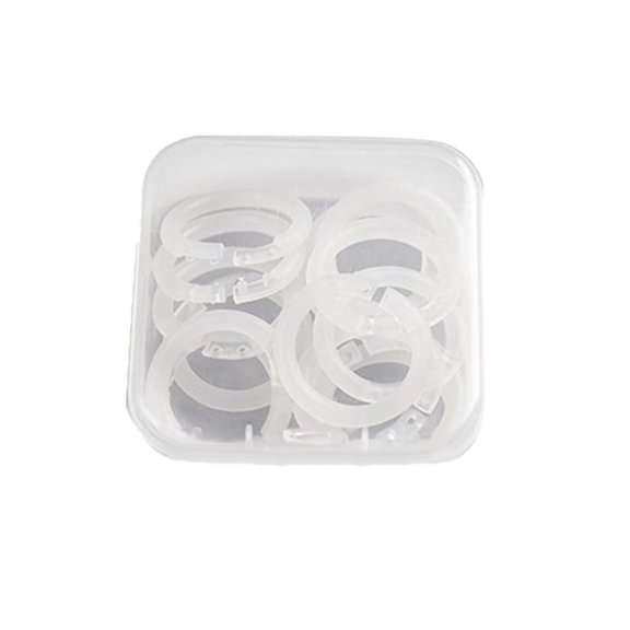 &Craft&Stationery Binding Rings for Loose Leaf Projects—Snap Rings Coils for Craft and Organization