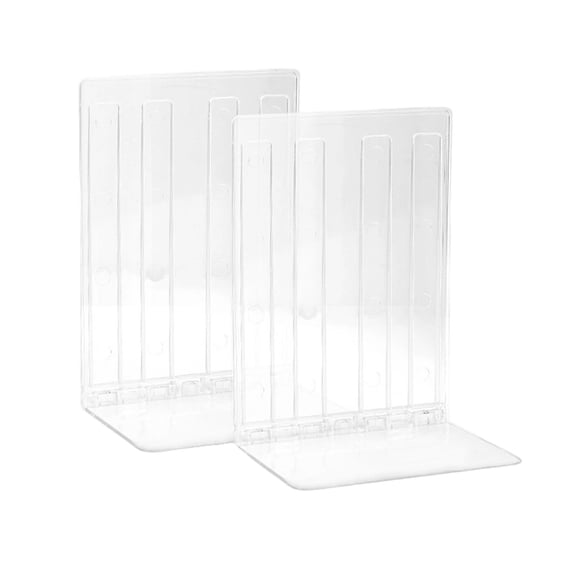 &Craft&Stationery Bookends for Organization and Display – Sturdy Book Stopper Dividers for Shelves Desks Home and School 2PCS