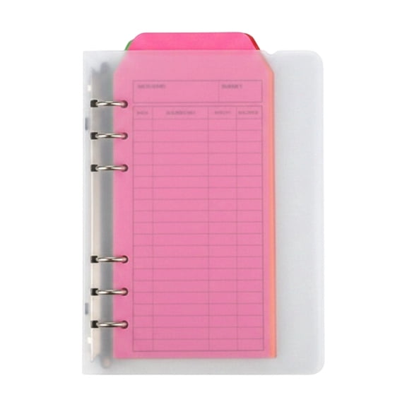 Craft Stationery Loose Leaf Journal for Planning and Refillable Organizer with Rings for Flexible Storage and Removable Pages