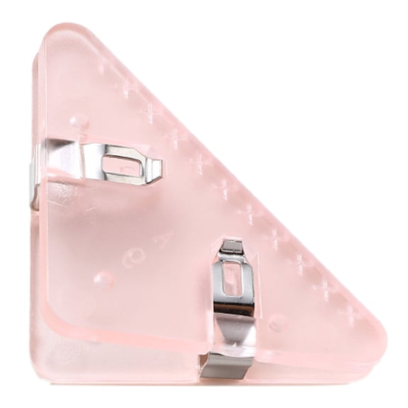 &Craft&Stationery Translucent Corner Paper Holder for 50 Sheets - Book Page Curling & Classroom Organizer File Folder Rack
