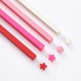 thumbnail image 1 of Craft Supplies Colorful Paper Strips Double-Sided Star Decorations Folding Art Projects DIY Crafting Ideas, 1 of 3