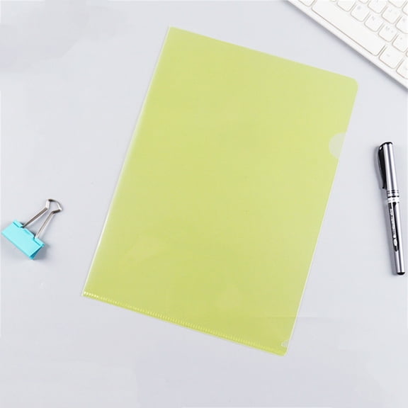 Craft Supplies,L Type Plastic Folder Project Pockets Transparent Document Folder 1pcs For A4 PaperPlastic Paper Jacket Sleeves In Assorted Project Folders