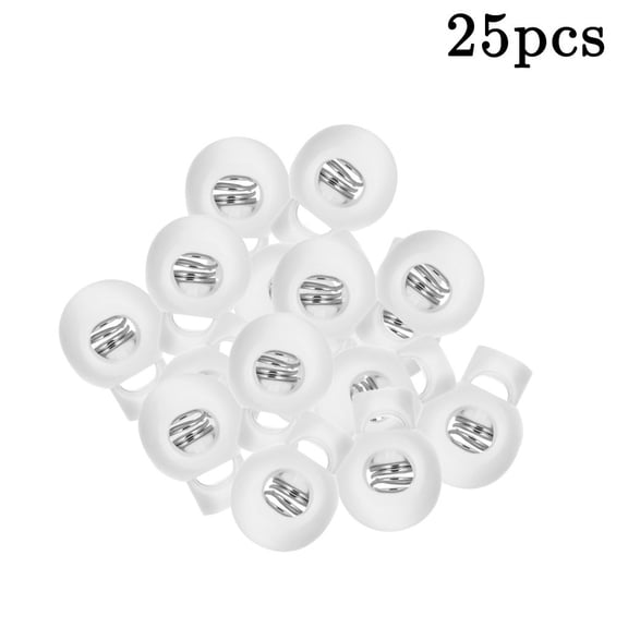 Craft Supplies,Rope Cord Locks Clip Ends Round Ball Shape Luggage Lanyard Stopper Sliding