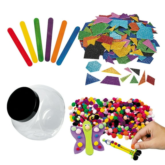 Craft Supplies & Storage Assortment May Vary