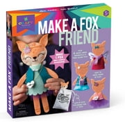 Craft-tastic – Make a Fox Friend Craft Kit – Learn to Make 1 Easy-to-Sew Stuffie with Clothes & Accessories