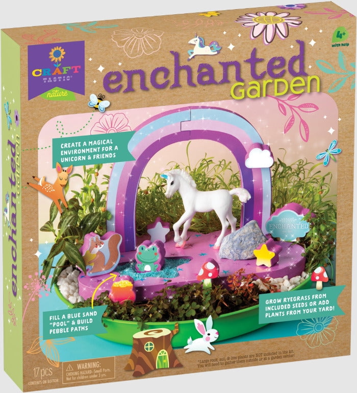 Landscape Craft Kit PlayMonster Craft-Tastic Nature Enchanted Garden Kit, 811069033010 ...