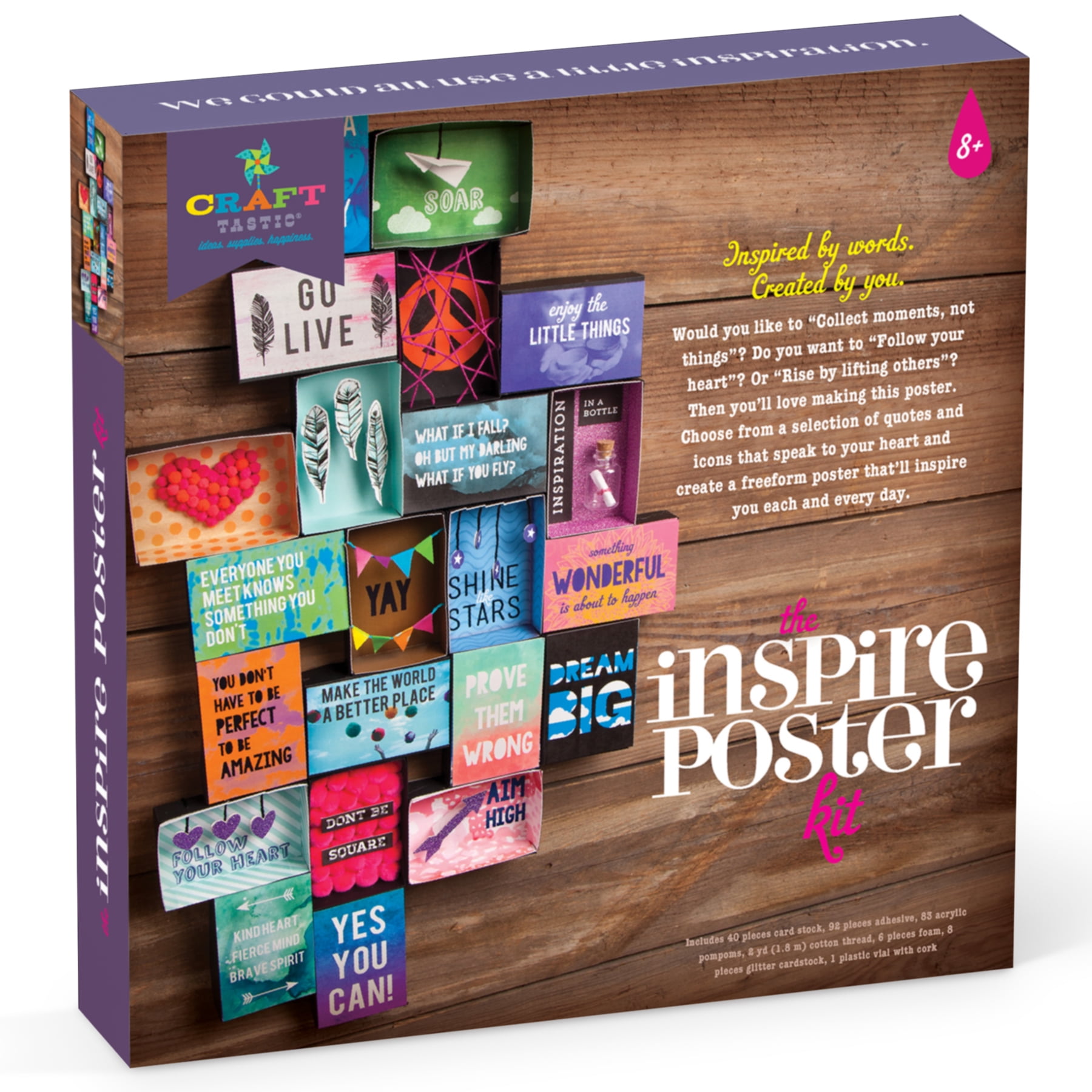 Craft Tastic Poster Art & Craft Kit (231 Pieces)