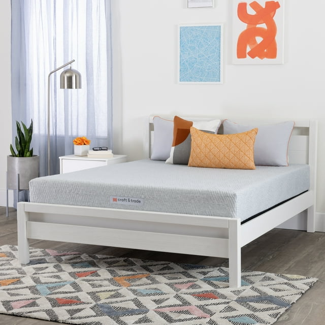 Craft & Trade RiseWell 8" Memory Foam Mattress, CopperGel Cooling, Bed