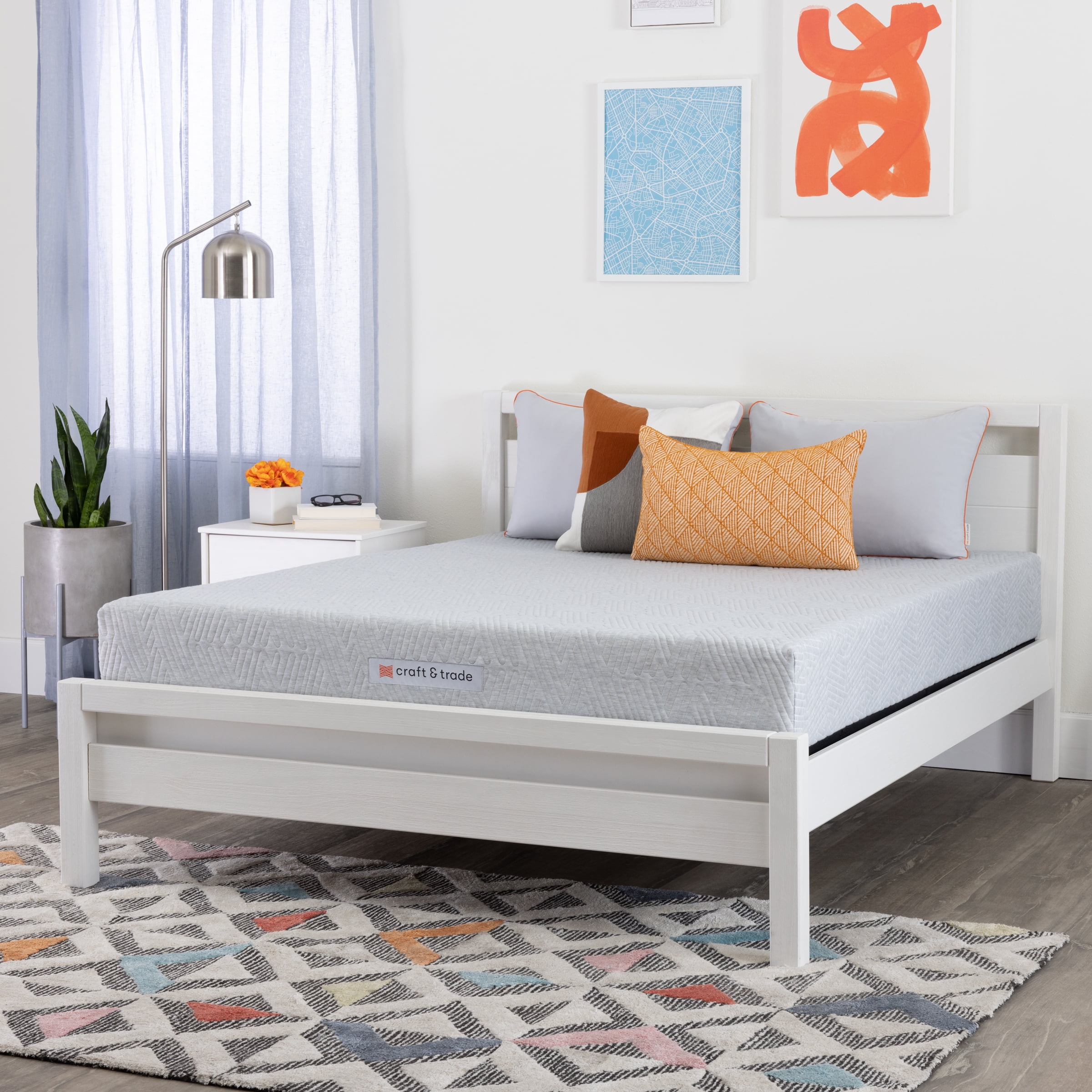 Craft & Trade Risewell 8” Memory Foam Mattress, CopperGel Cooling, CertiPUR-US, California King