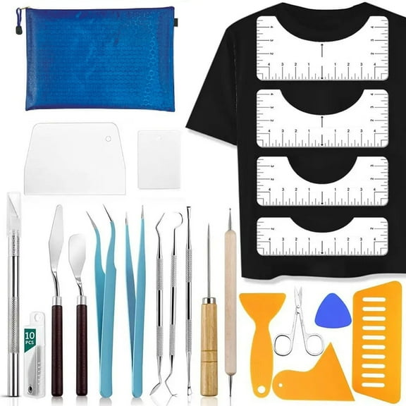 Craft Vinyl Weeding Tools Set Scrapbook DIY Silhouette Relief Carving Tool Kit for Silhouette Crafts Hand Tool,1 * Craft Vinyl Weeding Tools Set,As Shown