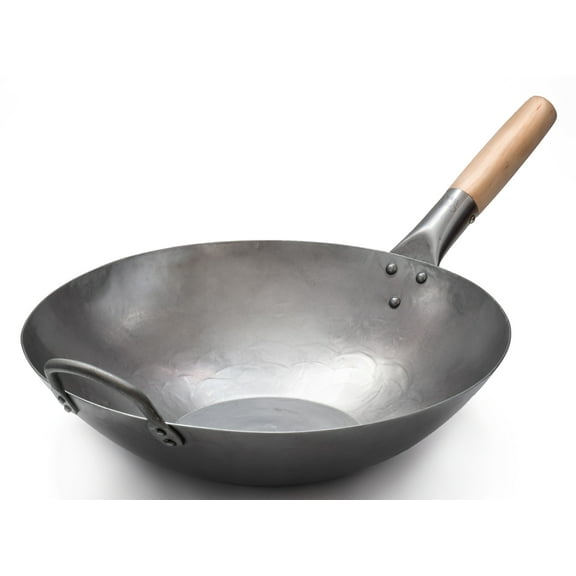 Craft Wok Flat Bottom 14 inches Carbon Steel Wok / 731W316