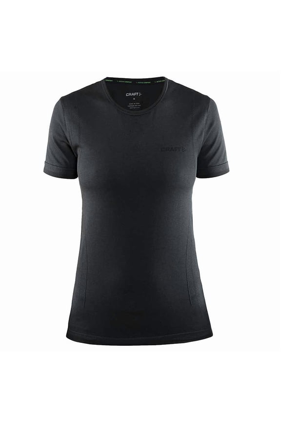 Women's Active Comfort Short Sleeve Top: Black MD