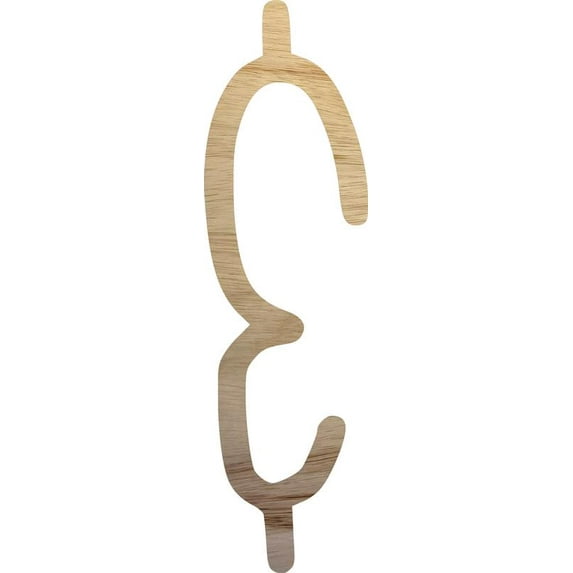 Craft Wood Blank Letters, Wooden 8'' tall Alphabet Letter &, DIY Northwood