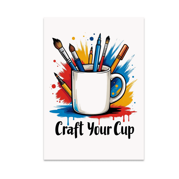 Craft Your Cup Art Inspiration - Creative Enthusiast - 11 oz Ceramic Coffee Mug