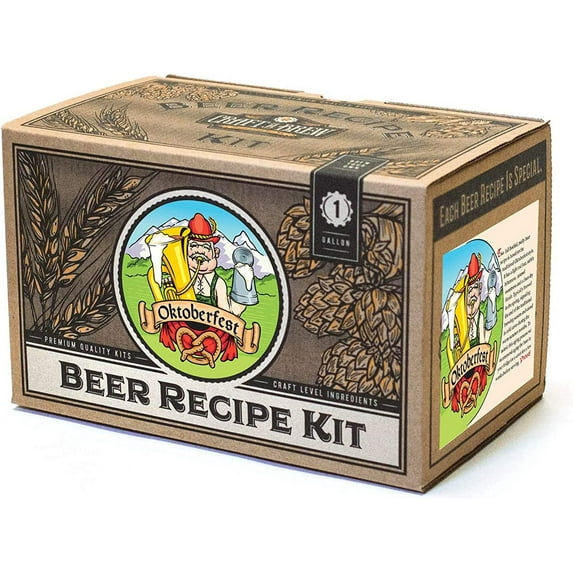 Craft a Brew Oktoberfest Ale Beer Refill Recipe Kit, 1 Gallon Batch, Home Brewing Ingredient and Supplies