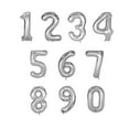 thumbnail image 1 of Craft and Party- 16inch Foil Number Balloons Happy Birthday Party Ballon Gold / Silver, 1 of 1