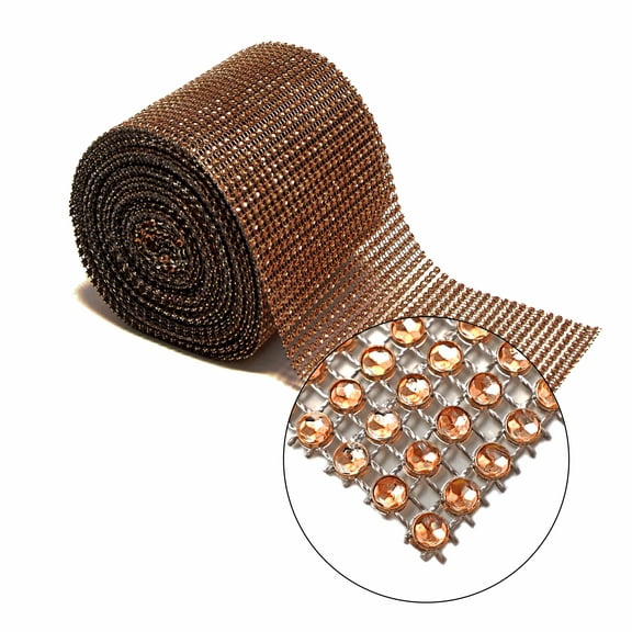 Craft and Party- 4.5 x 10 yards Rhinestone Diamond Mesh Ribbon Wrap Roll for Party Décor/Arts and Crafts