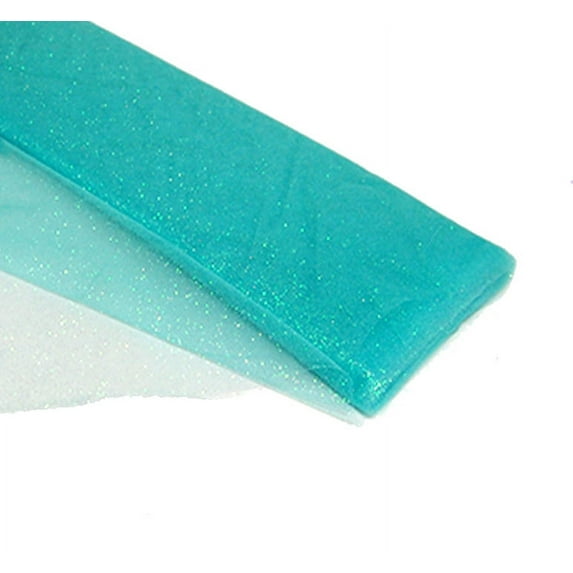 Craft and Party- 54" x 10 Yards Bolt Glitter Tulle Bridal Quality Tutu Wedding