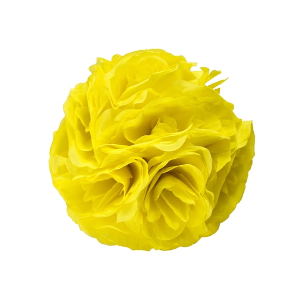 Craft and Party- 7" -10" Flower Ball Silk Rose Pomander Kissing Ball