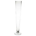 thumbnail image 1 of Craft and Party- Clear Trumpet Glass Vase Decoration, Wedding  16"H x 4.25 "D (Set of 6), 1 of 3