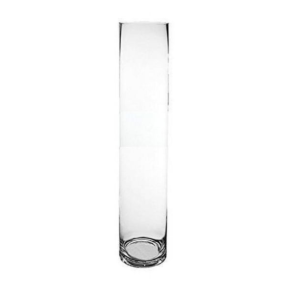 Craft and Party- Cylinder Glass Vase Clear 16"H x 4"D Set of 12