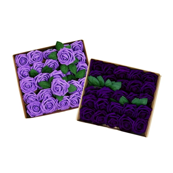 Craft and party Artificial Foam Rose Mixed Colors 50PCS Wedding, Event, Decoration, DIY Banquets.