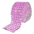thumbnail image 1 of Craft and party Diamond Flower Shape Mesh Wrap Roll Faux Rhinestone Crystal Ribbon 4" x 10 yards (30 ft), 1 of 1