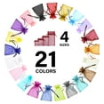 thumbnail image 1 of Craft and party Organza sheer drawstring bag for Favors, Gift, Jewelry and Candy., 1 of 2