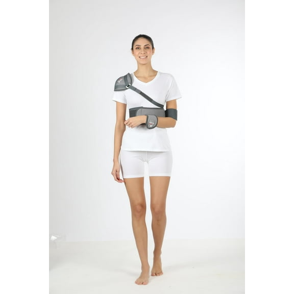 Craft's Care Shoulder Immobilizer Elastic – Adjustable Support Brace for Shoulder Injuries, Adult, Small 70-80 cm