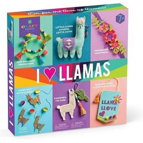 Craft-tastic I Love Llamas Kit Craft Kit Includes 6 Llama-Themed Projects