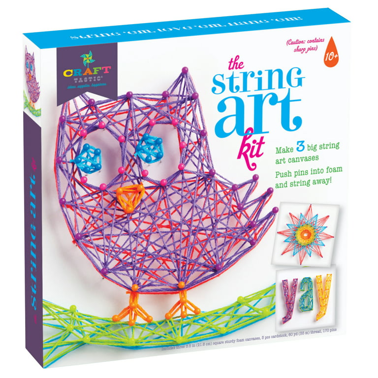 Craft-tastic Owl String Art - DIY - Craft Kit - Ages 9+ 