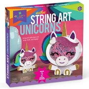 Craft-tastic Stacked String Art Unicorns