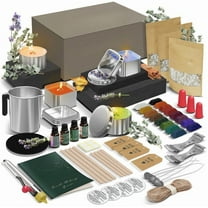CraftBud Complete Soy Wax Candle Making Kit for Adults and Kids with 2LB Candle Wax for Candle Making Supplies