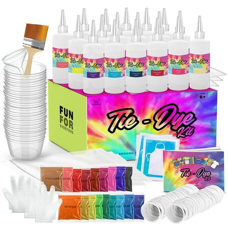 CraftBud DIY Tie Dye Kit for Kids, Adults Large Groups 18 Colors price history and forecast - CraftBud VIPRB-WM-CB-Tiedyeset