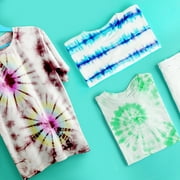 CraftBud Tie Dye 100% Cotton White Adult T-shirt