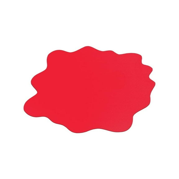 CraftTex Red Sploshmat Crafts, Kids and Classrooms Floor Mat for Carpets - 40" x 40"