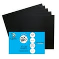 thumbnail image 1 of Craftables Black Puff iron on Vinyl 5 Sheets | Expanding 3D Heat Transfer Vinyl for Fabrics, 1 of 9