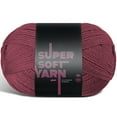 thumbnail image 1 of Craftbud Acrylic Yarn For Crocheting And Knitting, (370 Yards) Worsted Medium #4 Crochet Yarn For Beginners, Berry, 1 of 1