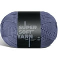 thumbnail image 1 of Craftbud Acrylic Yarn For Crocheting And Knitting, (370 Yards) Worsted Medium #4 Crochet Yarn For Beginners, Denim, 1 of 1