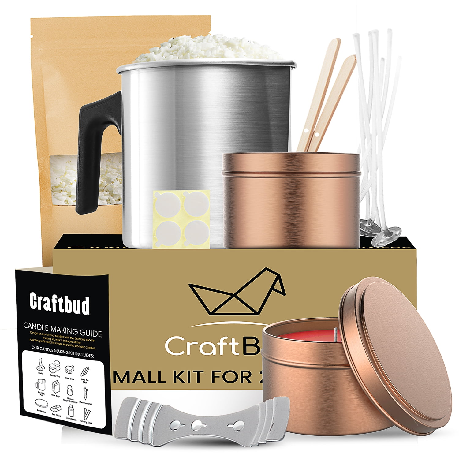 Healifty Candle Pot Melting Pot 1pc Wax Cup Candy Kit Candle Wax Melting  Pot Wax Melting Cup Diy Candle Tool Metal Soy Wax : : Home