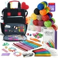 thumbnail image 1 of Craftbud Crochet Kit For Beginners, Crochet Starter Kit With Cotton Crochet Yarn And Crochet Backpack, 1 of 5