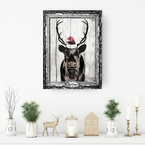 Crafted Creations Her Comet Christmas Canvas Framed Wall Art - 30" x 20"