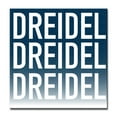 thumbnail image 1 of Crafted Creations Dreidel Hanukkah Canvas Wall Art - 20" x 20" - Navy Blue and White, 1 of 2