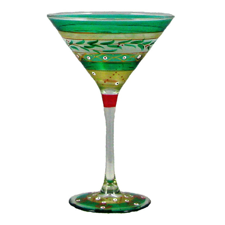 Christmas Martini Glass