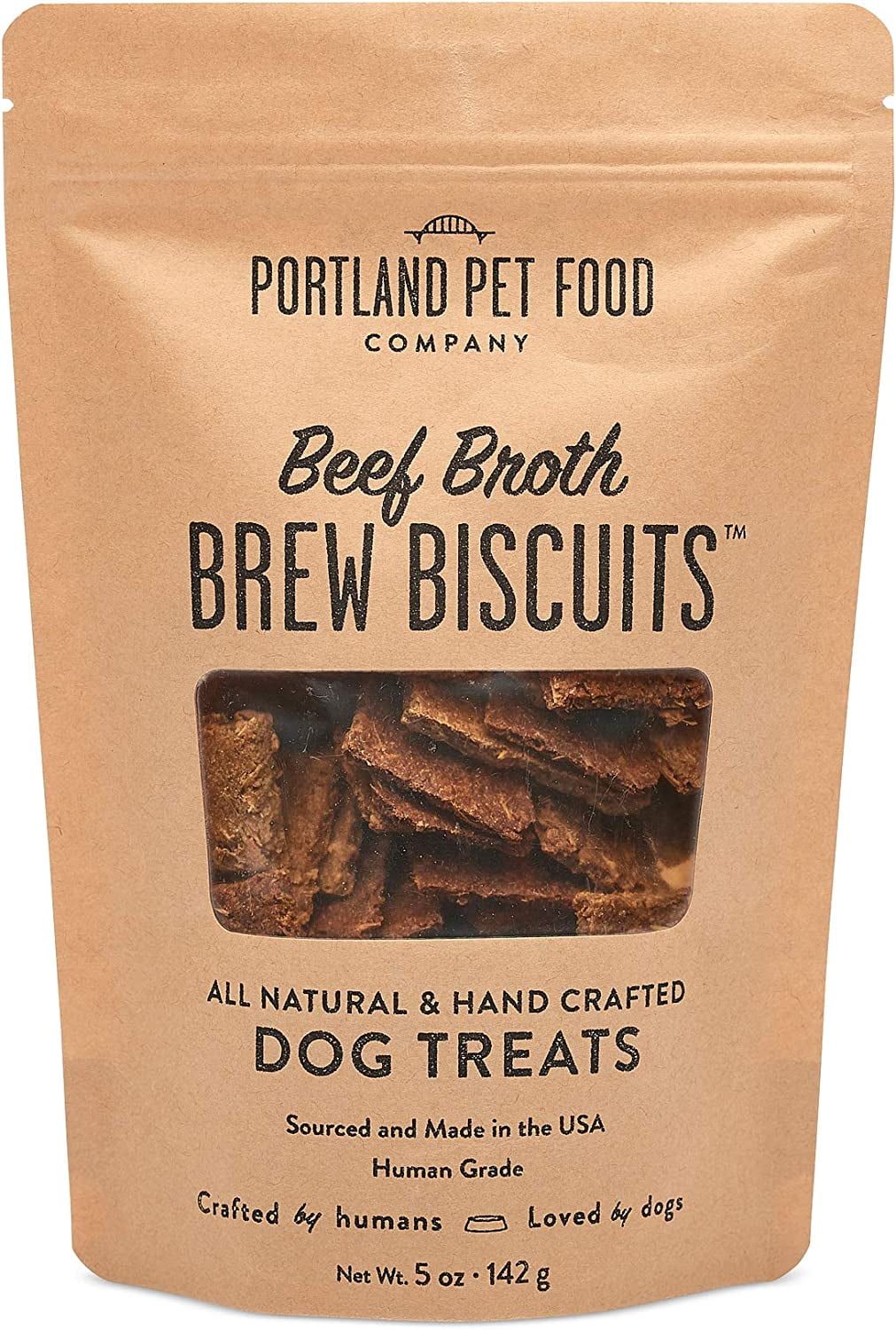 Crafted by Humans Loved by Dogs Portland Pet Food Company Beef Broth