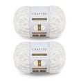 thumbnail image 1 of Crafted by Catherine Ivory Luxe Velvet Super Bulky Yarn, 98 yards, 10.5oz/300g (2 Pack), 1 of 4